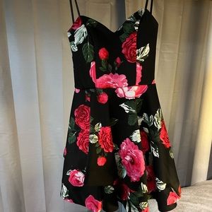 Homecoming flowery dress